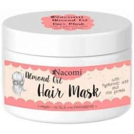 Masca de par, Nacomi, cu ulei de migdale si acid hialuronic, 200ml
