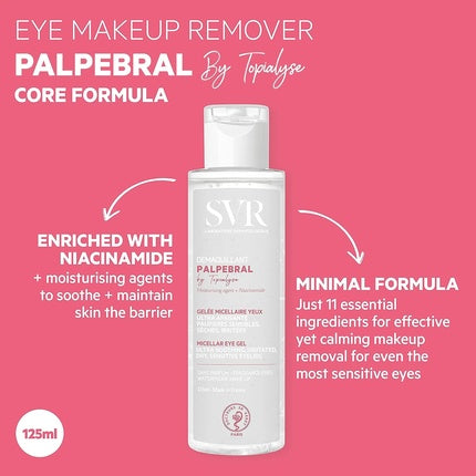 Demachiant pentru pleoape sensibile, Svr Palpebral by Topialyse, 125ml
