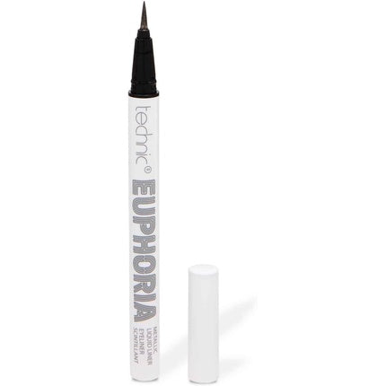 Eyeliner Technic Euphoria Lichid Metalic, 0.8ml, gri metalizat