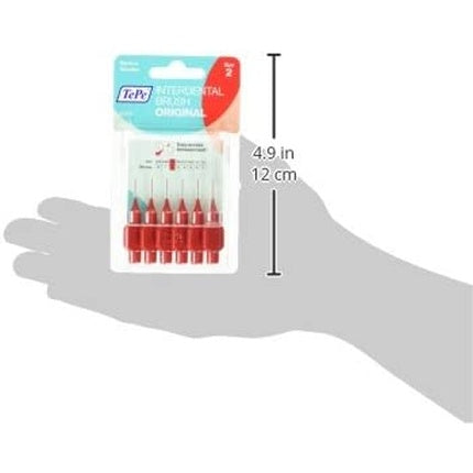 Periuțe interdentare, TePe, 0.5mm, roșu