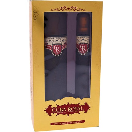 Set cadou parfum bărbați, Cuba Royal, 3.3oz și 1.17oz