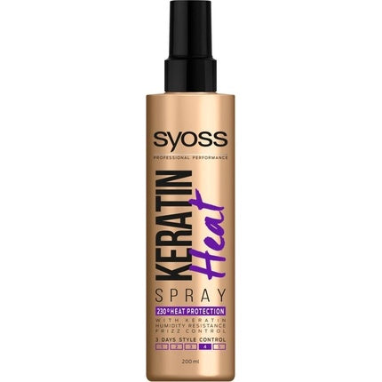 Spray protecție termică Syoss, Keratin, 200ml
