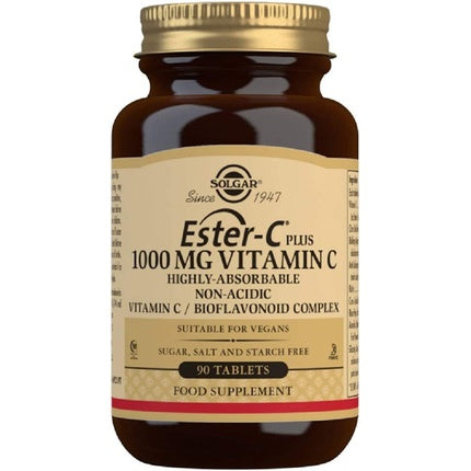 Supliment vitamine, Solgar, Ester-C Plus 1000mg, 90 tablete
