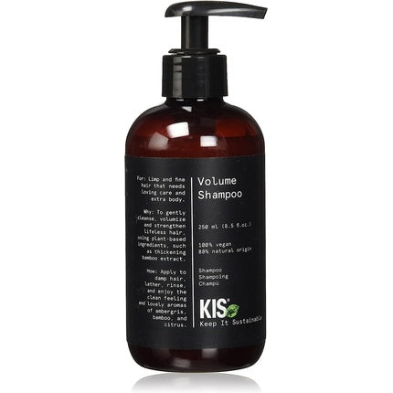 Șampon, Kis, Volume, 250ml, maro