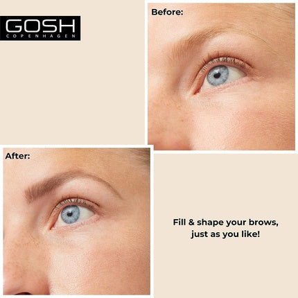 Creion pentru sprancene, Gosh, 3 Brown