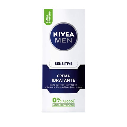 Cremă Față, Nivea, Men Sensitive, 75ml, Alb