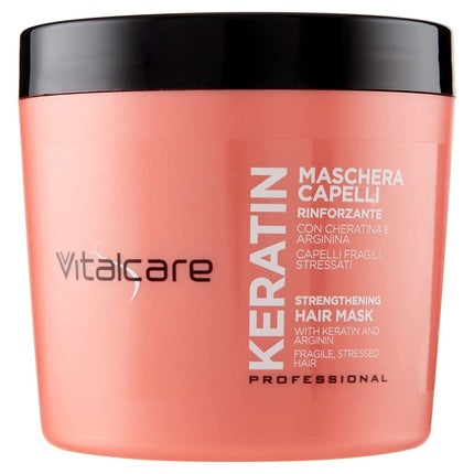 Masca de păr, Vitalcare, Keratin, roz 500ml