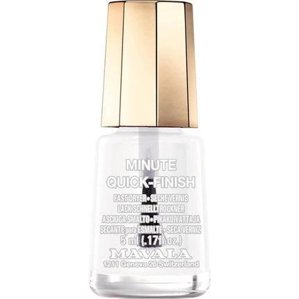 Top coat, Mavala, Minute Quick-Finish, 5ml