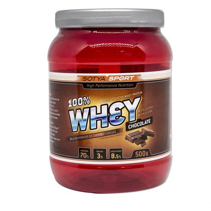 Pulbere proteică, Sotya, 100 Whey, ciocolată 500g