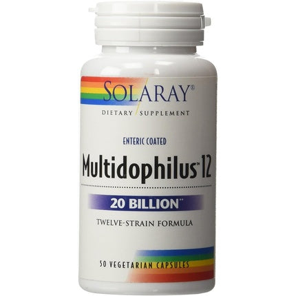 Supliment Solaray Multidophilus 12, 50 capsule, alb