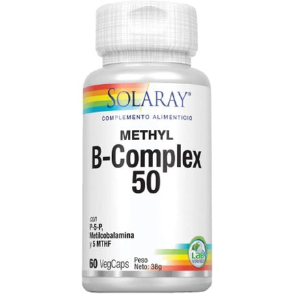 Supliment alimentar, Solaray, Methyl B Complex 50, 60 capsule vegetale