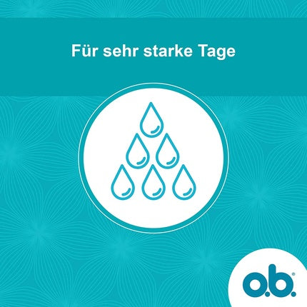 Tampoane, O.B, ProComfort Super Plus, albastru