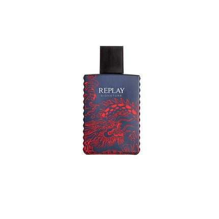 Eau de Toilette Replay Signature Red Dragon Bărbați 100ml Negru