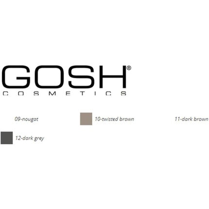 Fard de pleoape, Gosh, MATT 12, gri închis