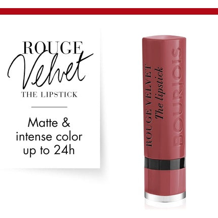 Ruj Bourjois Rouge Velvet The Lipstick 33 Rose Water 2.4g