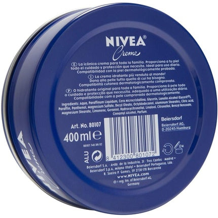Crema hidratanta fata si maini, Nivea, 400ml