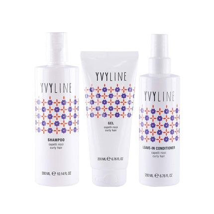 Set produse îngrijire păr creț, Yvyline, alb, 3 piese