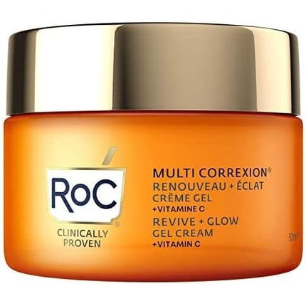 Crema Gel Anti-Aging, RoC, Multi Correction Revive + Glow, 50ml
