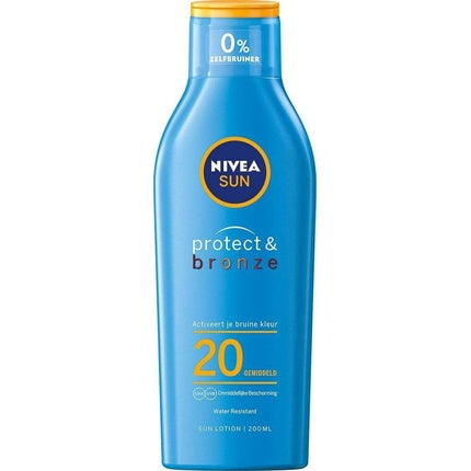 Protecție solară, Nivea Sun Protect & Bronze, SPF 20, 200 ml
