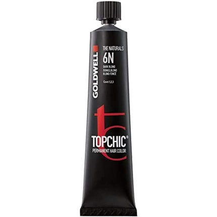 Vopsea permanentă păr, Goldwell Topchic 7A, blond cenușiu mediu