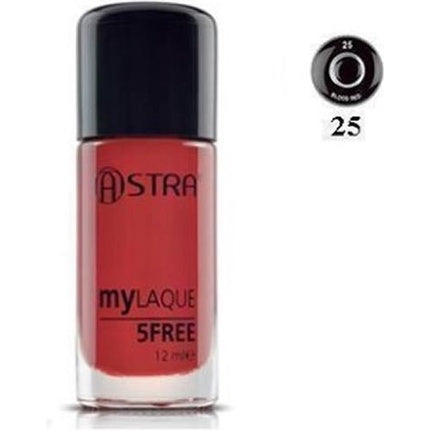 Oja, Astra, MyLaque 5FREE, roșu, 12 ml