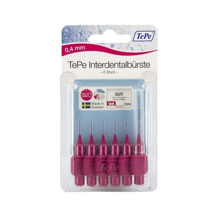 Periuțe interdentare, TePe, 0.4mm, roz