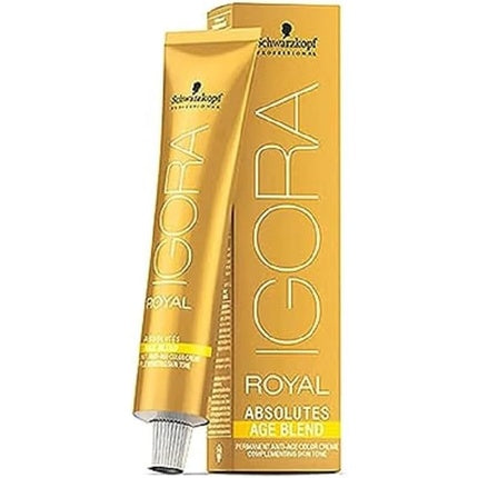 Cremă colorantă permanentă, Schwarzkopf, Igora Royal, blond mediu auriu ciocolatiu