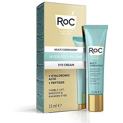 Cremă de Ochi Anti-Aging, RoC Multi Correxion Hydrate + Plump, 15ml