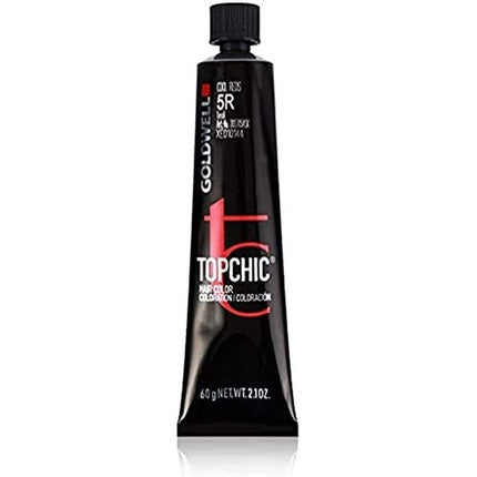Vopsea permanentă păr, Goldwell, Topchic 5R Teak 60ml