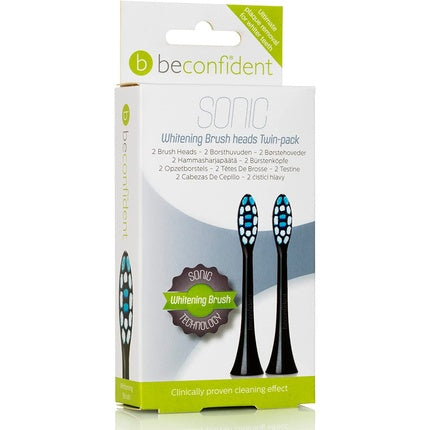 Capete periuta Beconfident, Sonic Whitening, negre