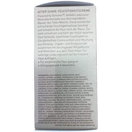 Cremă față, Ahava, Men, verde