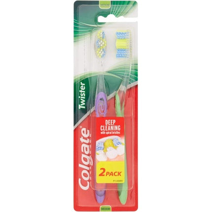 Periuță de dinți Colgate Twister Fresh, set 2 buc