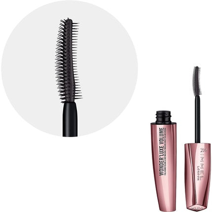 Mascara Rimmel London Wonder'Luxe Volume, Negru, 11ml