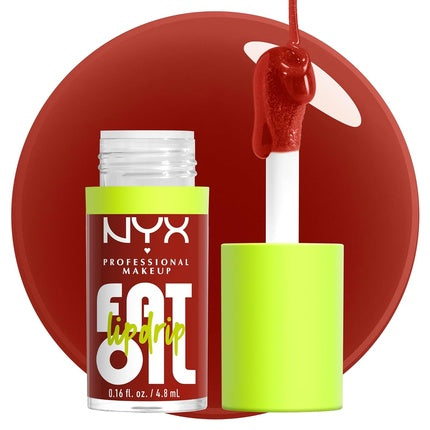 Lip Gloss NYX Fat Oil Lip Drip, roșu, vegan