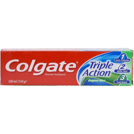 Pastă de dinți, Colgate, Triple Action, aromă mentă