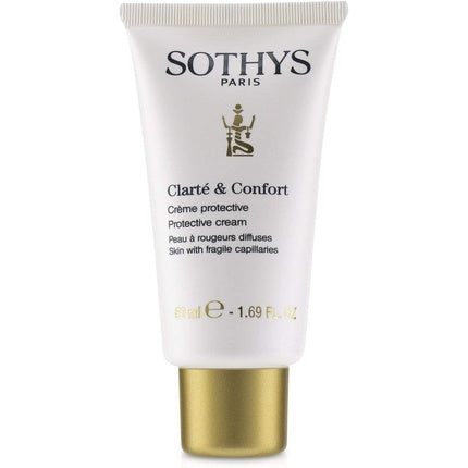 Cremă Protectoare, Sothys, Clarté & Confort, alb, 50ml