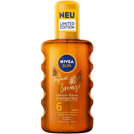 Ulei bronzant, Nivea Sun, Tropical Bronze, 200ml, maro