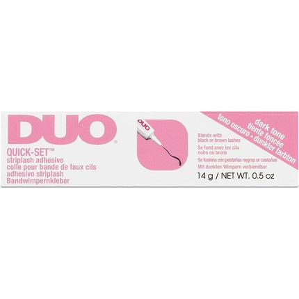 Adeziv gene false, Ardell, DUO Quick-Set, 14g, inchis