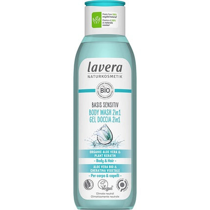 Gel de duș, Lavera, Basis Sensitiv, 250 ml