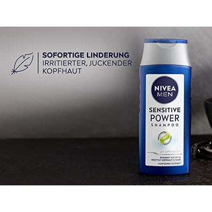 Șampon, Nivea Men, Sensitive Power, albastru 250ml