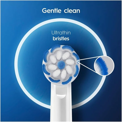Capete Periuță de Dinți Oral-B Sensitive Clean Tehnologie Clean&Care Alb