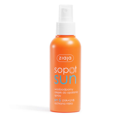 Ulei bronzant spray Ziaja, Sopot Sun, SPF 6, 235g