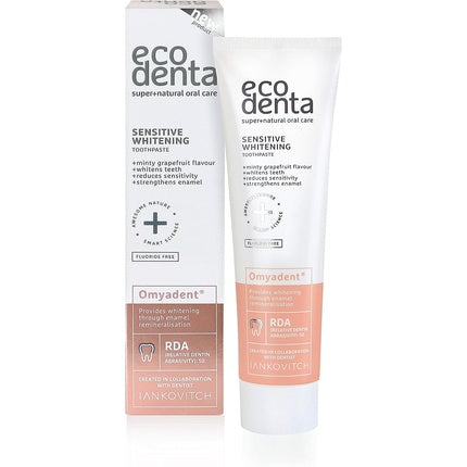 Pastă de dinți, Ecodenta, Sensitive Teeth, fără fluor, 100ml