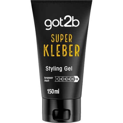 Gel styling, Got2b, Super Glue, negru, 150ml