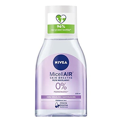 Apa micelara nutritiva, Nivea, pentru piele sensibila, 100ml