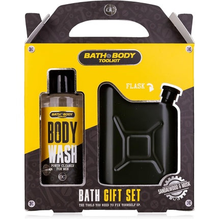 Set îngrijire Accentra Bath, flacon cadou, negru