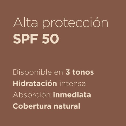 Sunscreen față, ISDIN, Fusion Water Color SPF 50, bronz