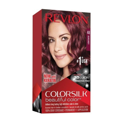 Vopsea de păr, Revlon, Colorsilk, vișiniu