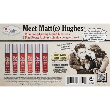 Set Rujuri Lichide Thebalm Meet Matte Hughes Mini, Diverse Nuante