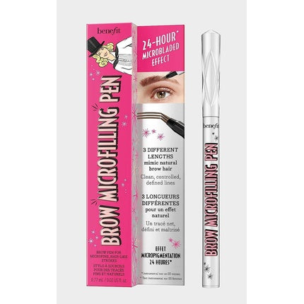Creion pentru sprâncene, BeneFit, Brow Microfilling Pen, maro închis
